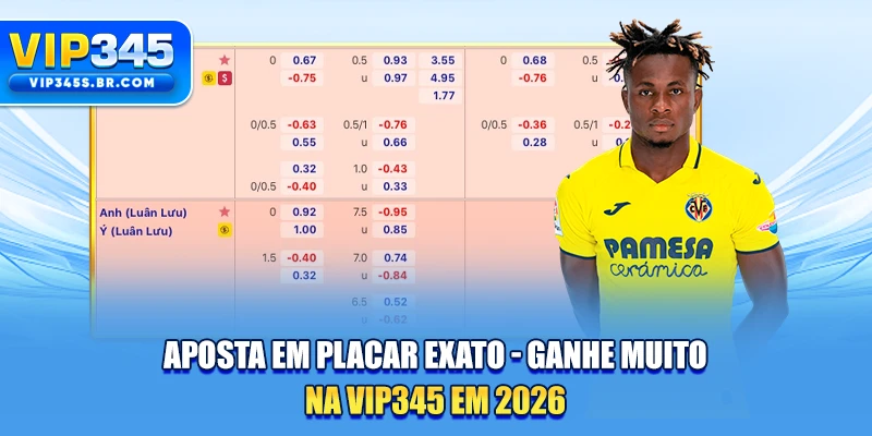 Aposta Em Placar Exato - Ganhe Muito Na Vip345 Em 2026