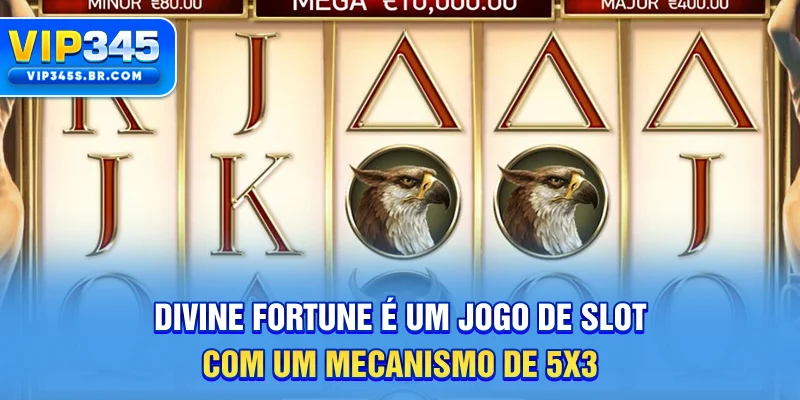 Divine Fortune é um jogo de slot com um mecanismo de 5x3