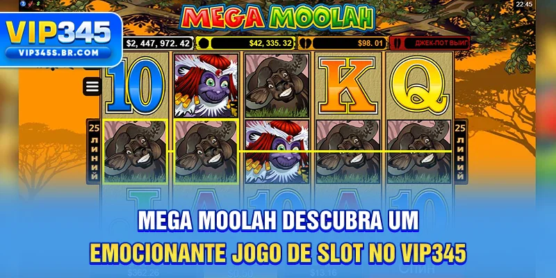 Mega Moolah - Descubra Um Emocionante Jogo De Slot No VIP345