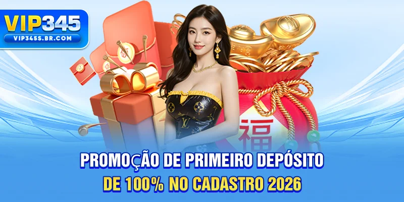 Promoção De Primeiro Depósito De 100% No Cadastro 2026