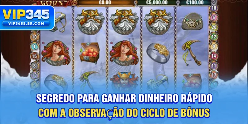 Segredo para Ganhar Dinheiro Rápido com a Observação do Ciclo de Bônus